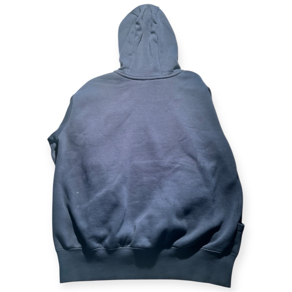 Nike Center Swoosh Phoenix Fleece Oversized Pullover Hoodie Womens Navy Size XS - Picture 2 of 6